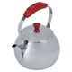 Teapot with red steel handle, HASCEVHER, 2 Liter - Silver product image 2