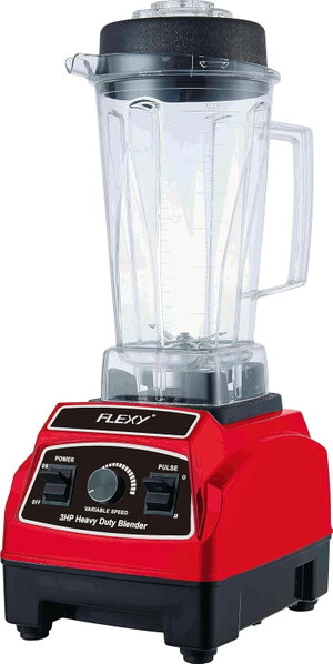 Flexy FCB8040PT Blender, 1500W, 2L, Stainless Steel Blades, 9 Speeds - Red Black product image