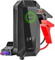 شاحن بطارية سيارة مع بنك طاقة لاسلكي بروميت، 10 واط، 19200 مللي أمبير، اضاءة LED - اسود product image 1