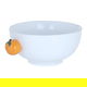 Al Saif Gallery porcelain bowl, 20.9 x 15.1 x 7.5 cm, decorated with oranges - white product image 2
