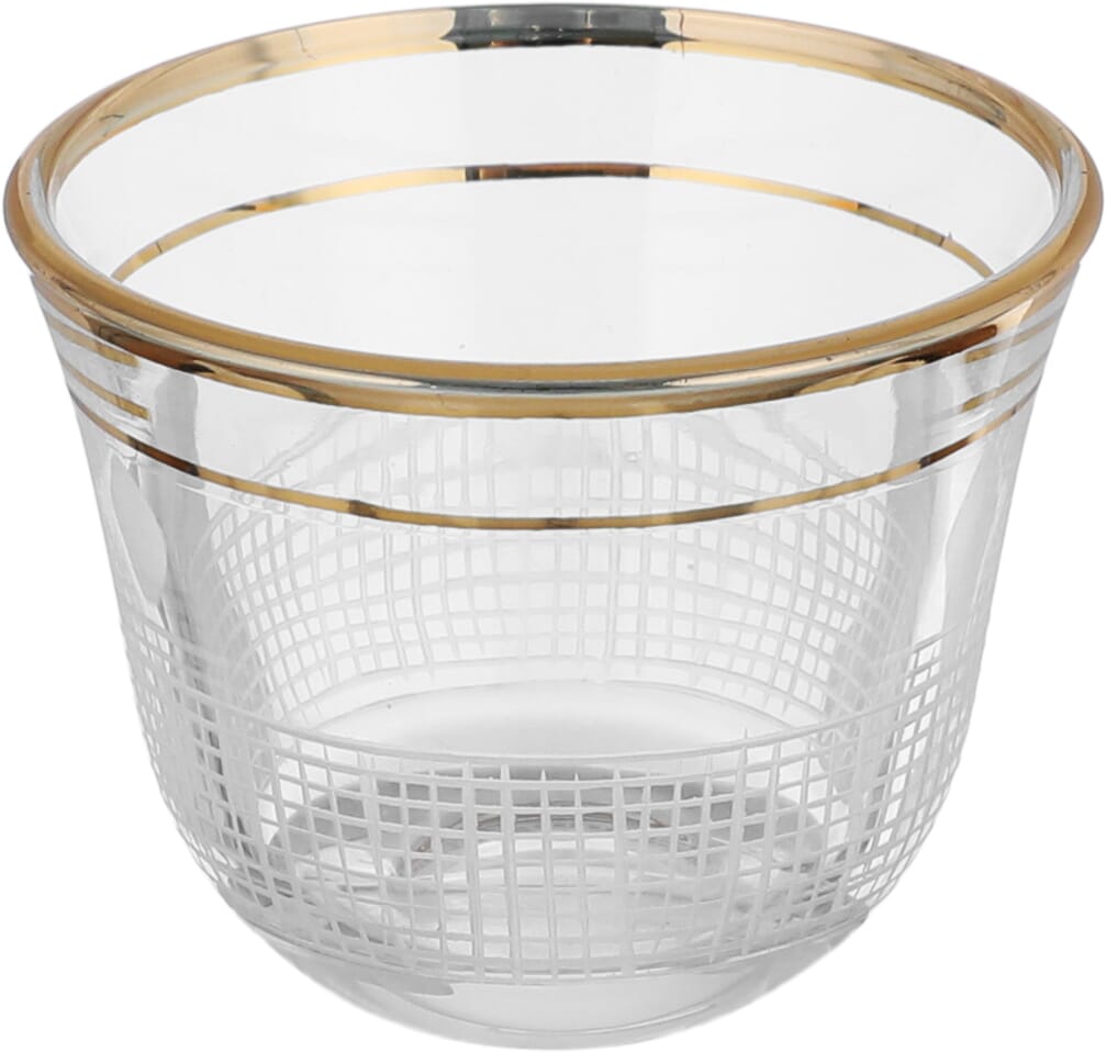 Al Saif Gallery Glass Coffee and Tea Serving Set, 26 Pieces - Clear product image 2