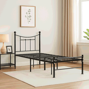 سرير حديد، 35×120×190 سم - أسود product image 2