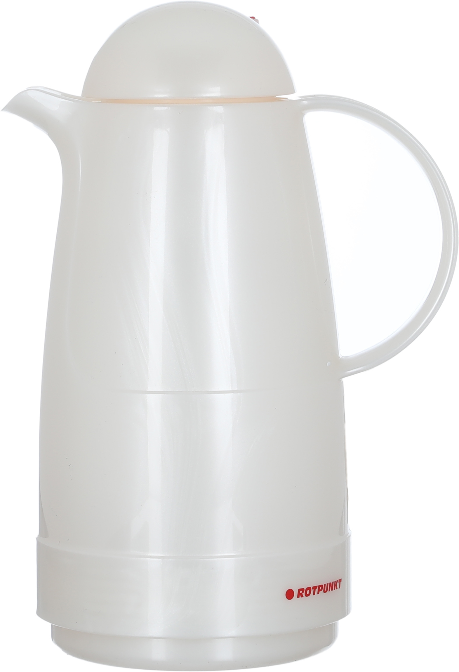 Rotpont thermos, 0.5 liters, glass inner container, plastic outer shell - white product image