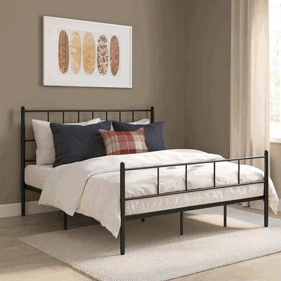 سرير حديد، 40×180×200 سم - أسود product image 1