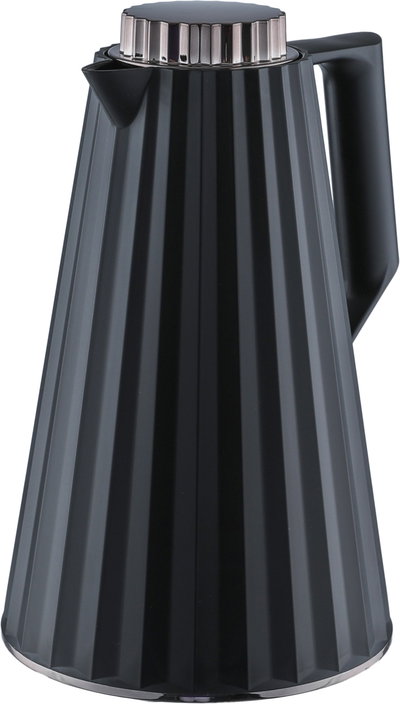 Elegance Figo Thermos, 1 liter, glass inner container, nickel lid - black product image 3