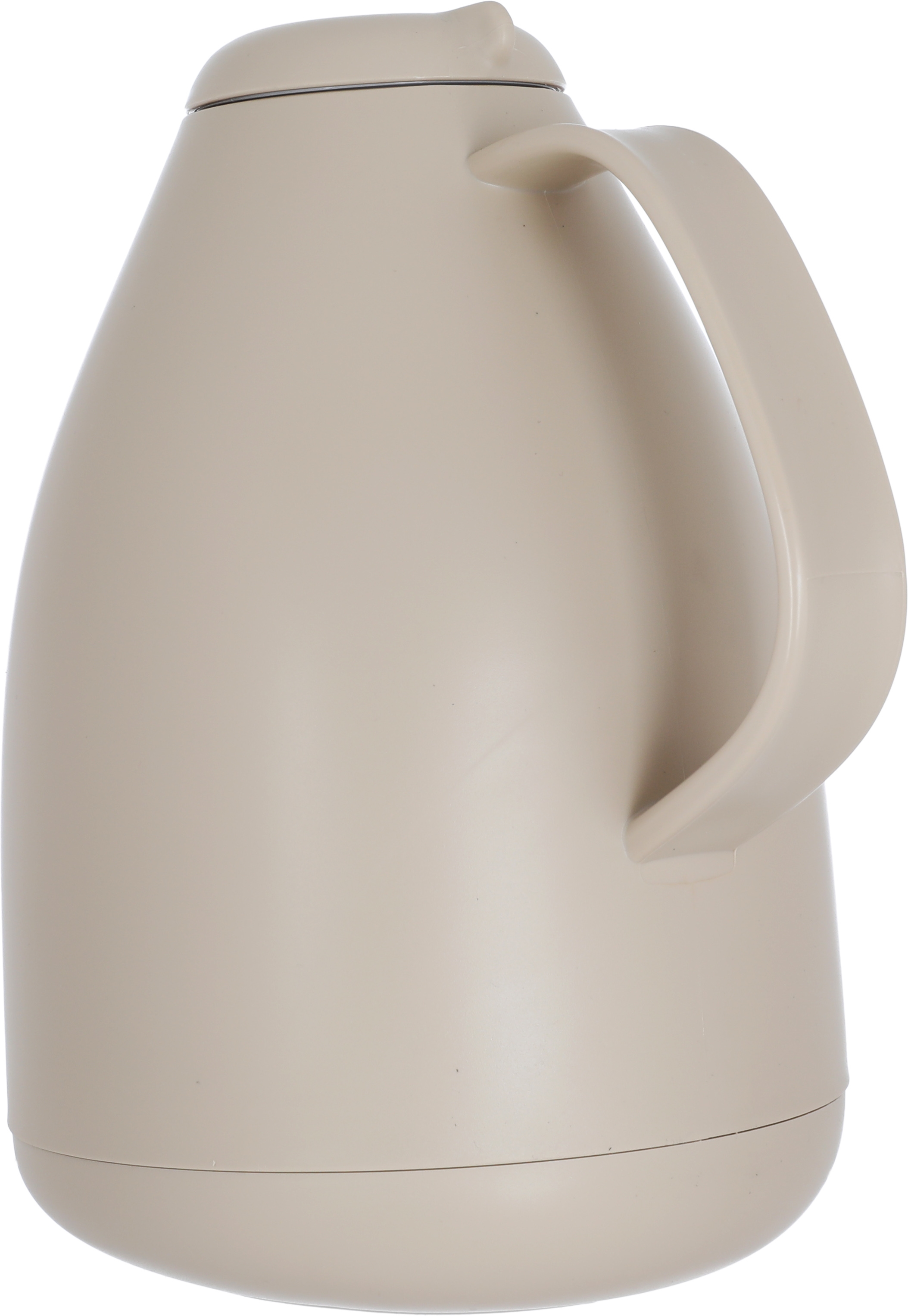 Elegance Penguin Thermos, 1 liter, compressor, thermal glass inner container, plastic outer shell - light brown product image 3