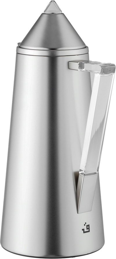 Al Saif Gallery Al Dana Thermos Set, 2 Pieces, 0.7/1 Liter, Glass Inner Material, Transparent Handle, Press Lid - Silver product image 4