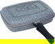طاوة جرانيت بوجهين فاليز، 34 سم، مستطيلة - رمادي product image 3