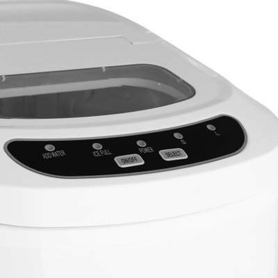 Colin Ice Maker, 95W, 2.2L, Daily Production 12kg, Ice Basket Capacity 0.7kg, Ice Making Cycle 7-9 Minutes, Large and Small Ice Cubes, 808.100.001 - White product image 3