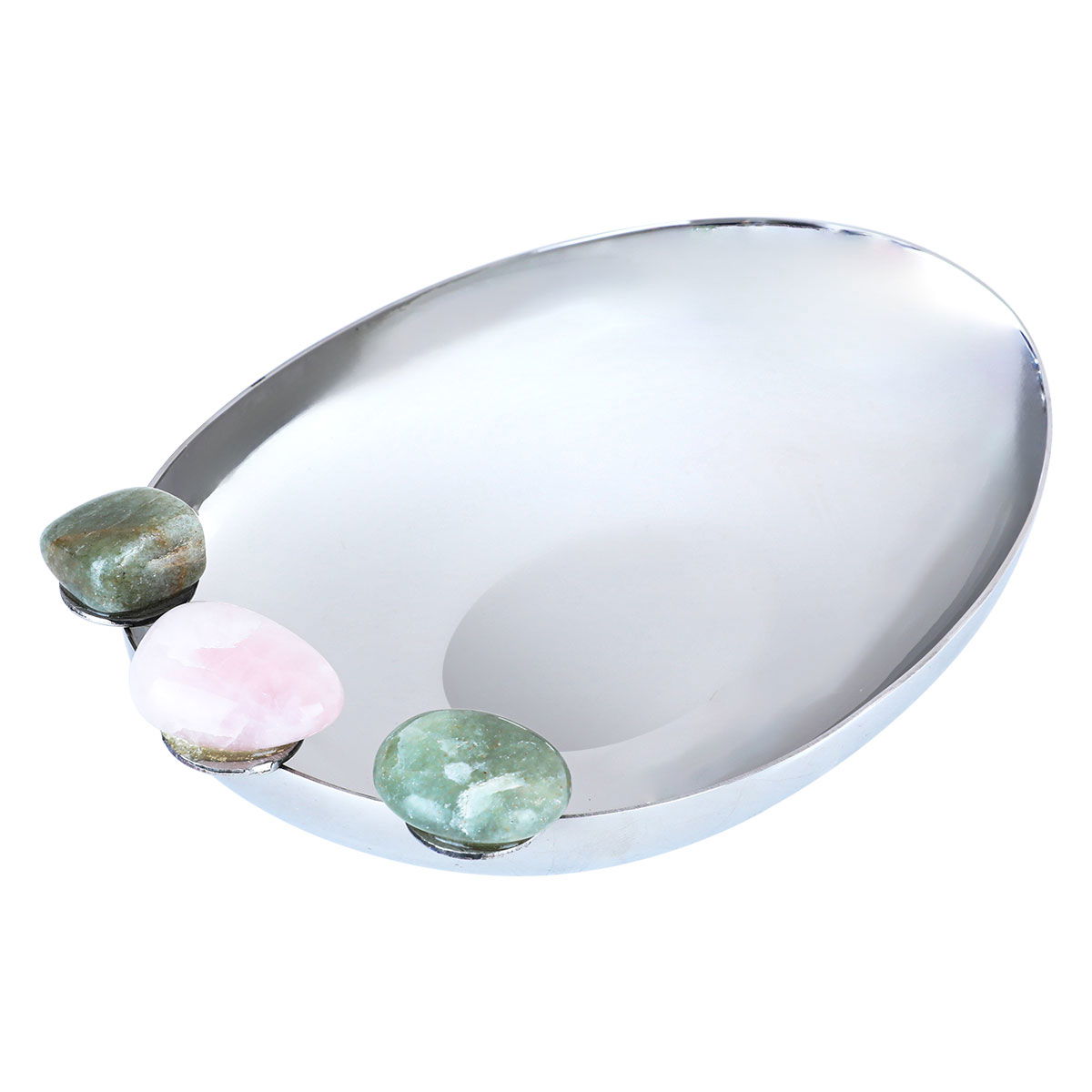 Al Saif Gallery Steel Serving Plate, 12X7X3 Cm - Silver product image 2