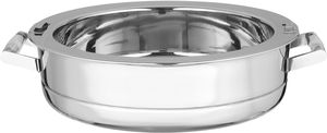Al Saif Gallery Stainless Steel Indian Food Container, 40cm, Transparent Handle - Silver product image 2