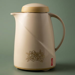 Helios thermos, 0.3 liters, thermal glass inner container, plastic outer shell - beige product image