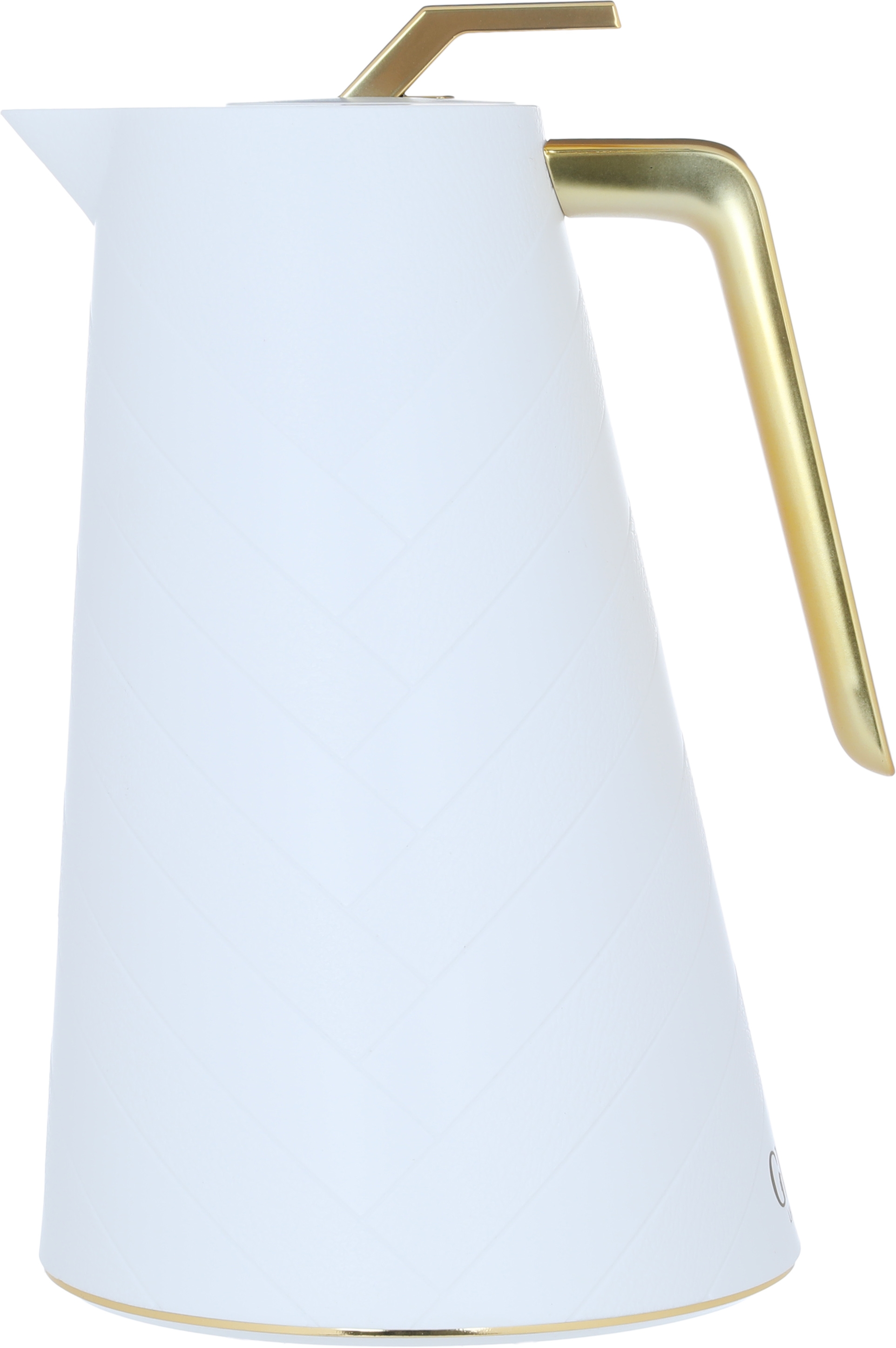 Glory Thermos, 1.5 liters, glass inner container, plastic outer shell - white product image 1