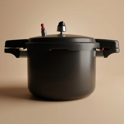 Neoflam Pressure Cooker with Aluminum Lid, 7.5 Liters - Black product image 1
