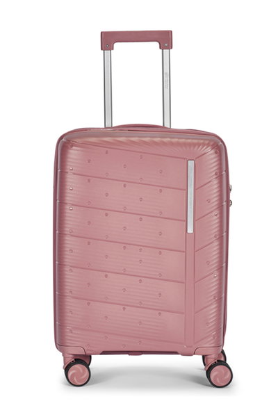 طقم شنط سفر بولي بروبيلين ليمرا، 3 مقاسات، 4 عجلات، بزاوية 360 درجة، LMA-PP503-3PCS - روزجولد product image 3