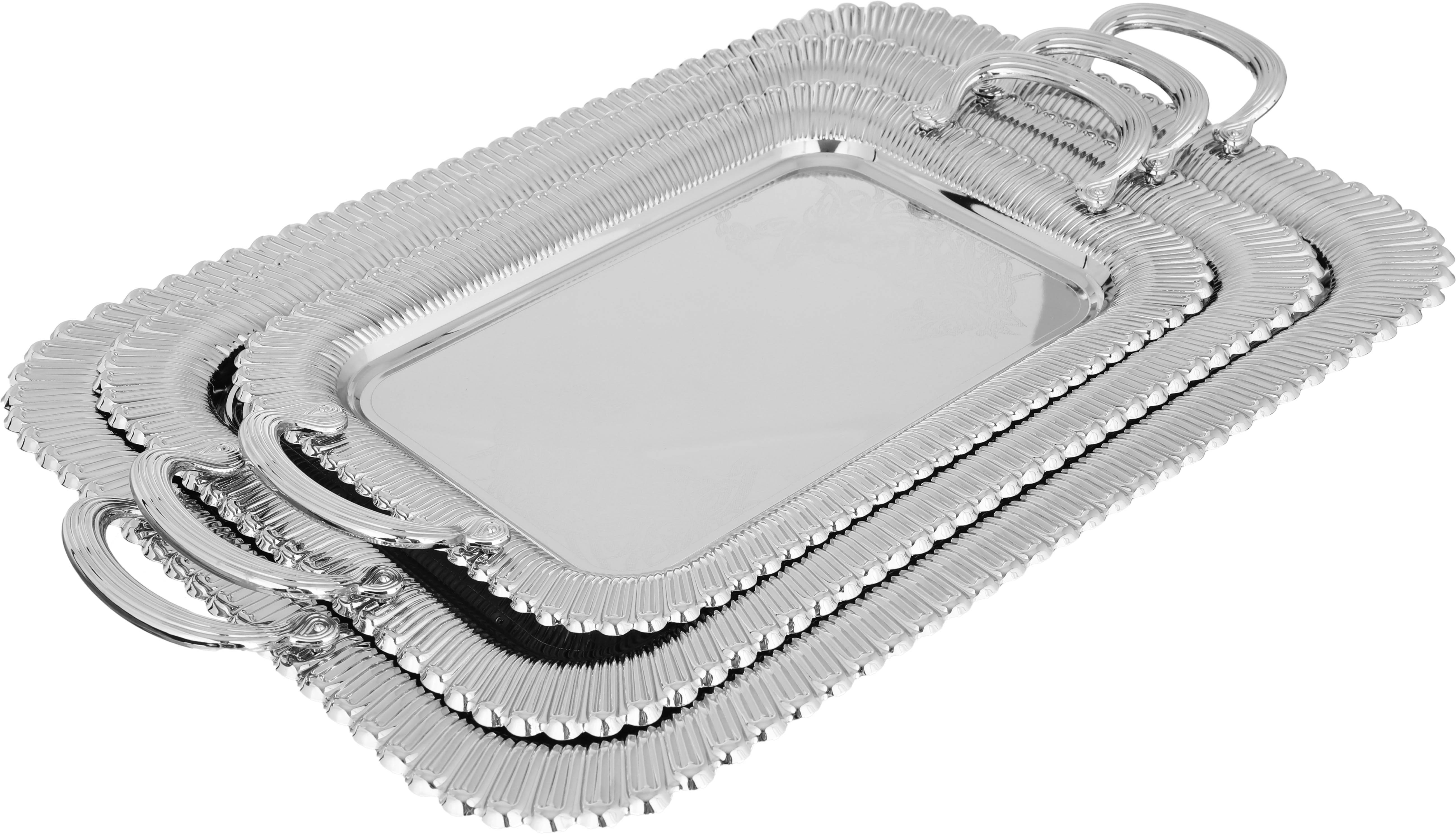 طقم طوفريات أصيلة استيل السيف بلص، 3 قطع - فضي product image