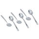 Al Saif Gallery steel spoon set, 24 pieces - silver product image 3