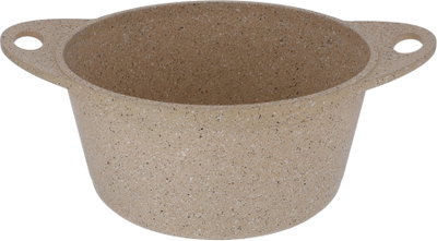طقم قدور جرانيت فاليز، 8 قطع، غطاء زجاج - بني product image 4