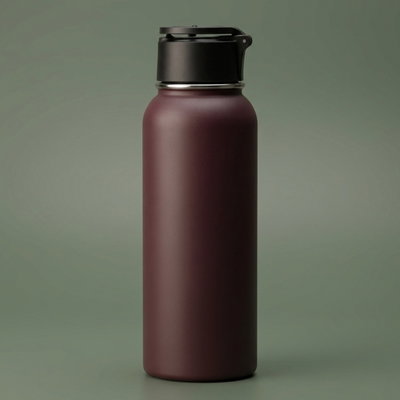The Bear Stainless Steel Insulated Mug, 1.2 Liters - Burgundy product image 1