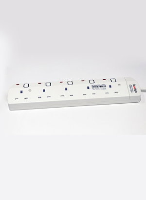 وصلة كهربائية كولن، 3250 واط، 5 مخارج، 5 متر، 301100006 - ابيض product image 2