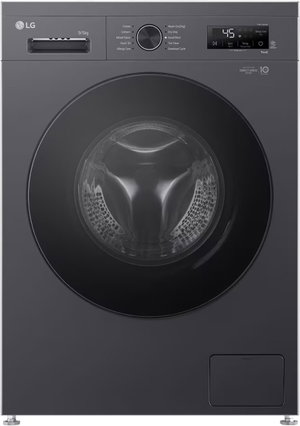 LG WSF0905MB Front Load Washer Dryer, 9 kg wash / 5 kg dry, 100% drying, 6 Motion, 1400 RPM, Wi-Fi - Black product image