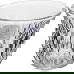 طقم تقديم بيالات فناجين مع الصحن كريستال السيف غاليري، 18 قطعة - شفاف product image 2