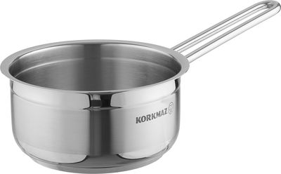 Korkmaz Alpha Stainless Steel Pot, 14 cm, 1 Liter - Silver product image 2