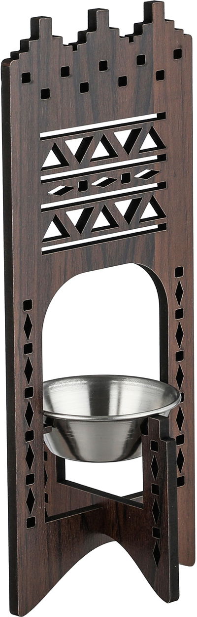 مبخرة أجودية السيف غاليري، 8x8x22 سم - بني داكن product image 3