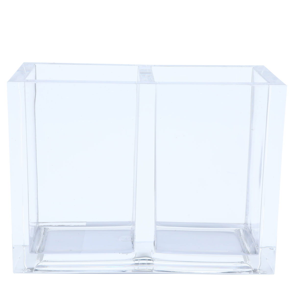 Al Saif Gallery acrylic organizer, 14.2x7x10.1 cm, with two boxes - transparent product image