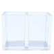 Al Saif Gallery acrylic organizer, 14.2x7x10.1 cm, with two boxes - transparent product image 1
