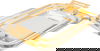 Alsaif Gallery Steel Tofry Set, 3 Pieces - Silver Gold product image 1
