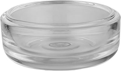 سكرية زجاج السيف غاليري، 9.5x9.5x11.5 سم، غطاء شفاف، دائري - شفاف ذهبي product image 2