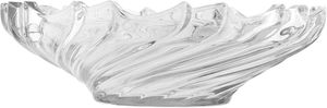 Saif Plus 4 Twist Glass Plate, 30x30x8 cm - Clear product image