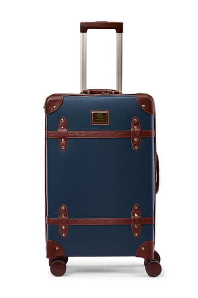 Limra LMA-7058 Artificial Leather Luggage Set, 4 Sizes, 4 Wheels, 360 Degree Rotating - Blue Brown product image 5
