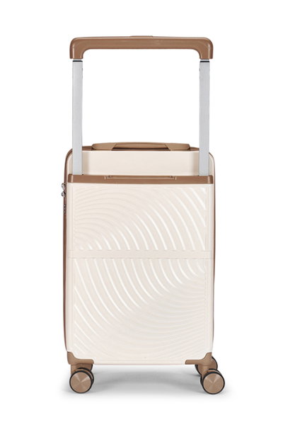 طقم شنط سفر بولي كربونات ليمرا، 20 24 بوصة، 4 عجلات، بزاوية 360 درجة، OT-9001 - بيج ذهبي product image 6