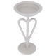 Al Saif Gallery Steel Candle Holder, 12.5 X 12.5 X 23.5 Cm - Light Gray product image 2