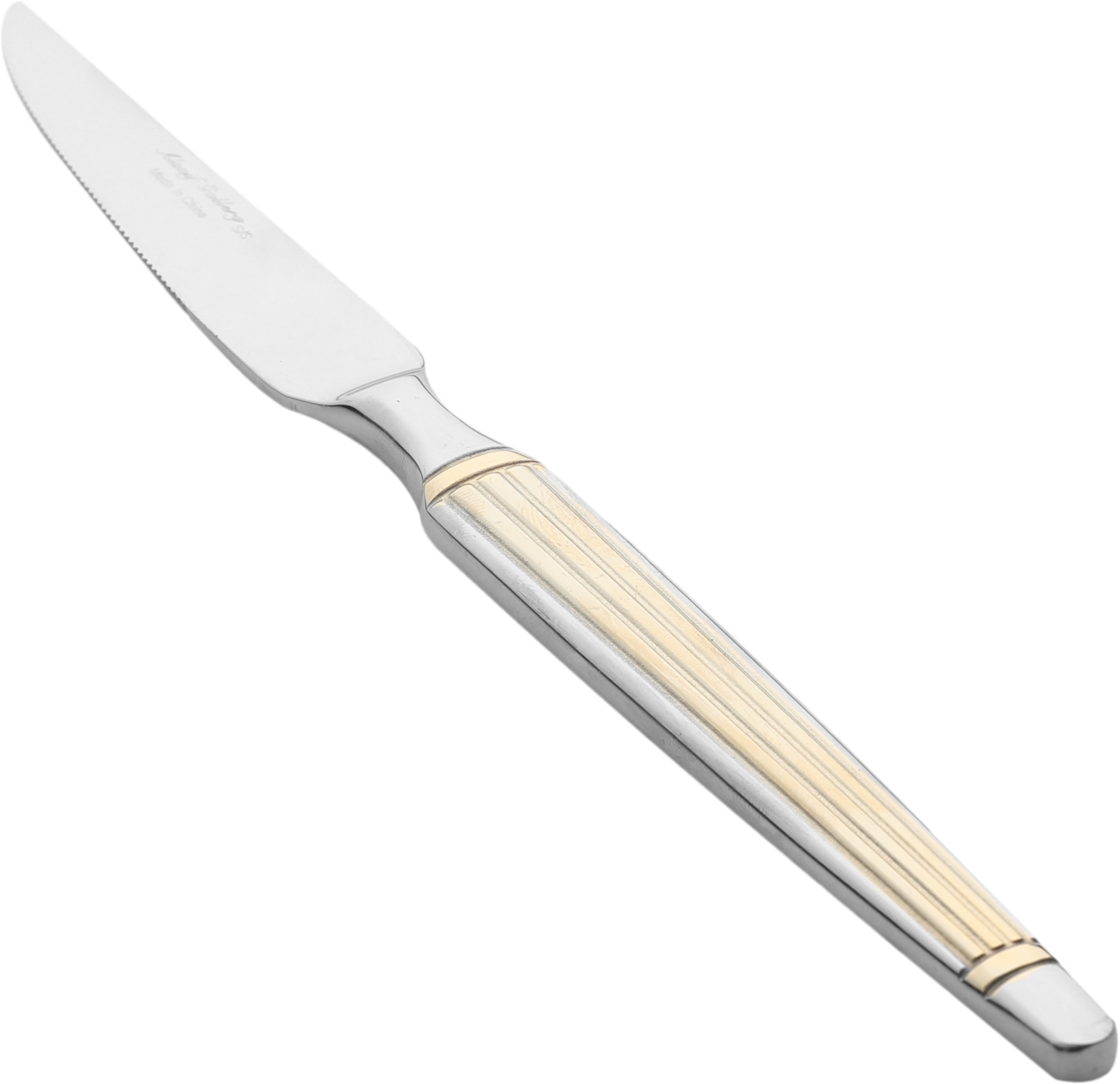 Al Saif Gallery steel cutlery set, 72 pieces - golden silver product image 19