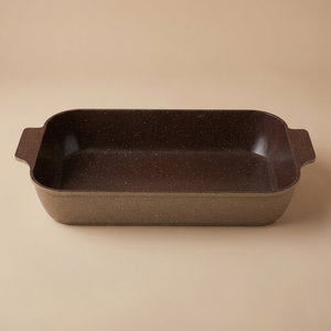Lahoya Badreig Granite Oven Tray, 31cm, Deep Rectangle - Brown product image