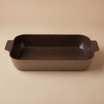 Lahoya Badreig Granite Oven Tray, 31cm, Deep Rectangle - Brown product image 1