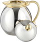 Al Saif Gallery Stainless Steel Dallah Thermos, 0.5 Liter, Gold Handle, Self-Service, Push-Button - Gold/Silver product image 5