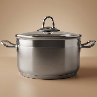 طقم قدور استيل هاشفير، 10 قطع - فضي product image 1