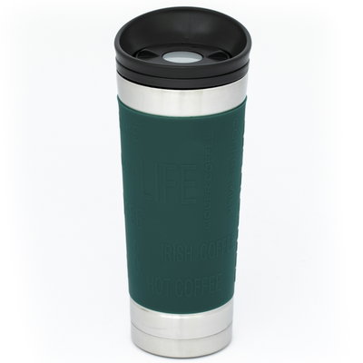 Alsaif Gallery Timeless Stainless Steel Thermal Mug, 450 ml - Green product image 1