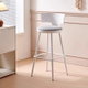 كرسي بار مودرن معدن، 95×40×40 سم، قاعدة قماش - ابيض product image 1