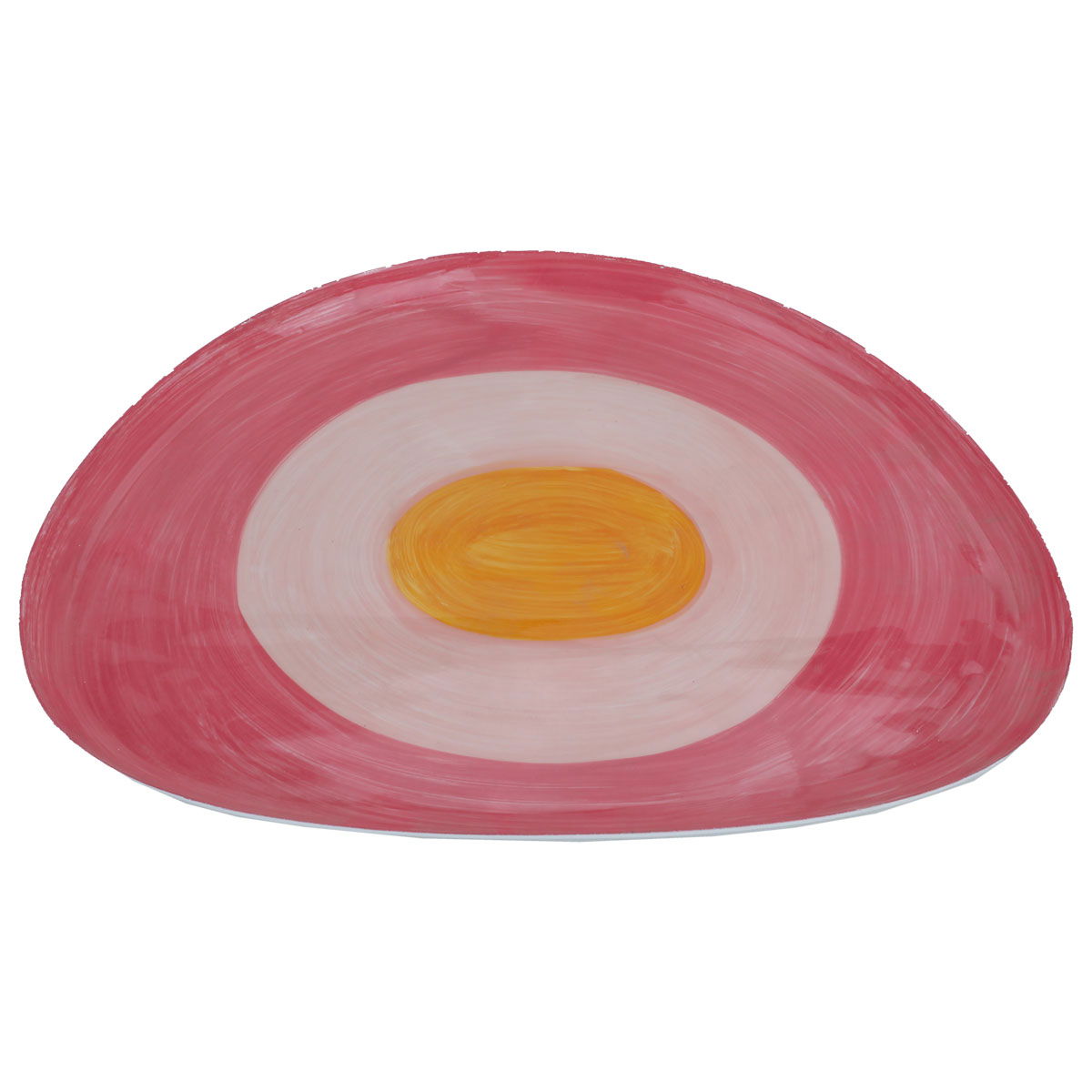 Al Saif Gallery porcelain dessert serving dish, 22.5 x 31.5 x 1 cm - pink product image