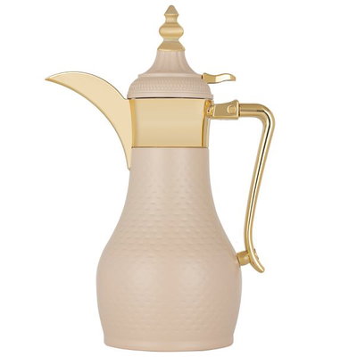 Al Saif Gallery Tamim Dallah Steel, 0.6 liter - Gold brown product image 2