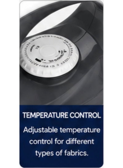 كاوية بخار كيون، 1600 واط، 380 مل، KGC/1003 - ابيض اسود product image 4