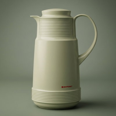 Rotpont thermos, 1 liter, glass inner container, plastic outer shell - green product image 1