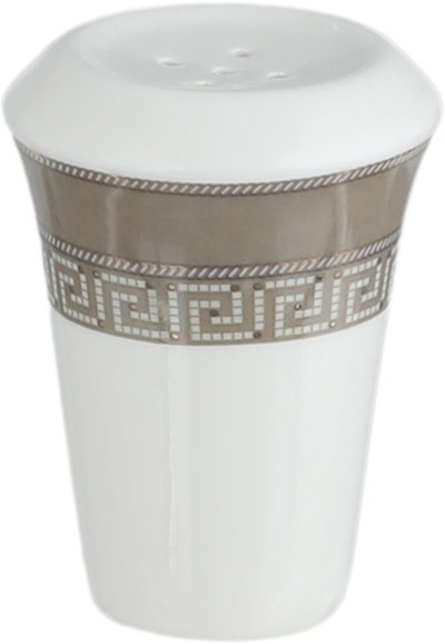 طقم تقديم سفرة بورسلان السيف غاليري، 166 قطعة، نقش فضي - أبيض بني product image 11