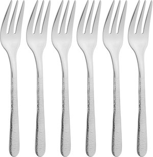 طقم شوك أكل ستانلس استيل السيف غاليري، 6 قطع - فضي product image