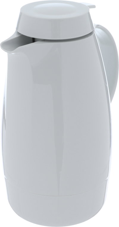 Helios thermos, 1.3 liters, thermal glass inner shell, plastic outer shell - white product image 3